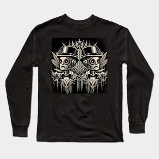 Techno Twins-Robots Long Sleeve T-Shirt